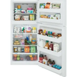 FRIGIDAIRE 18 Cu Ft 30 In Refrigerator White Top Freezer - FRTE1835AW