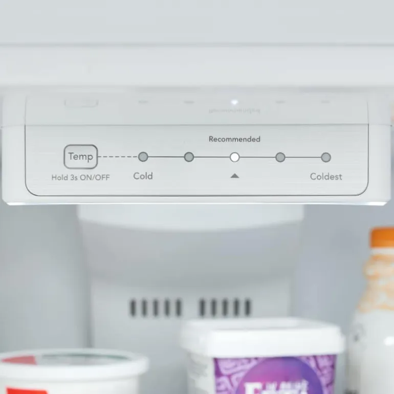 FRIGIDAIRE 18 Cu Ft 30 In Refrigerator White Top Freezer - FRTE1835AW