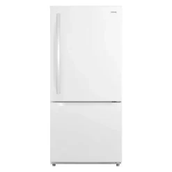 FRIGIDAIRE 19 Cu ft 30 In Refrigerator White Bottom Freezer - FRBE1925AW