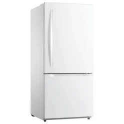 FRIGIDAIRE 19 Cu ft 30 In Refrigerator White Bottom Freezer - FRBE1925AW