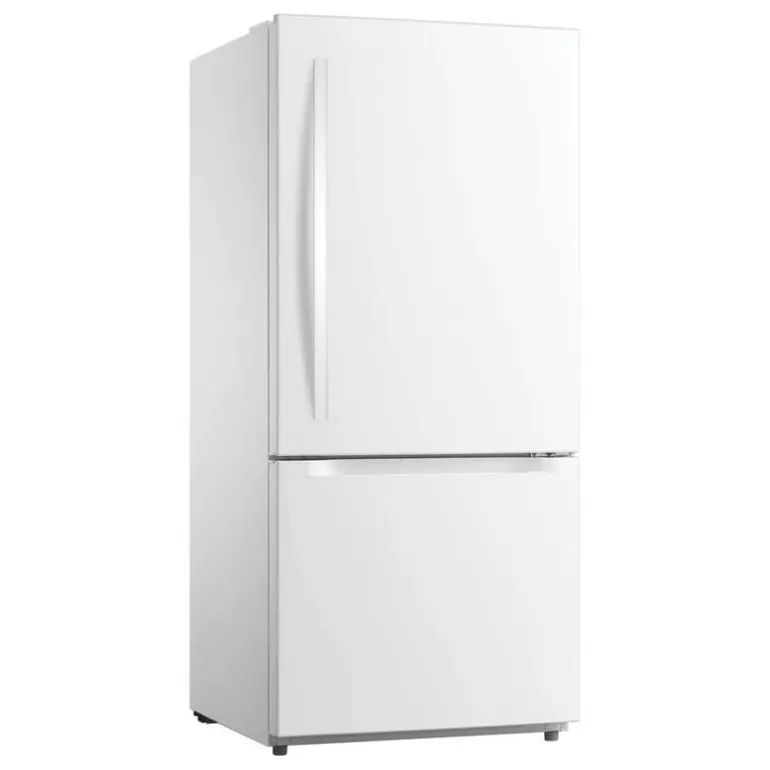 FRIGIDAIRE 19 Cu ft 30 In Refrigerator White Bottom Freezer - FRBE1925AW