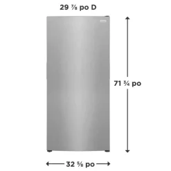FRIGIDAIRE 20 Cu Ft 33 In Refrigerator Stainless All refrigerator - FRAE2022AF