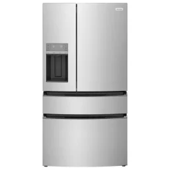 FRIGIDAIRE 26,3 Cu Ft 36 In Refrigerator Stainless Bottom Freezer, French door - FRMS2733AV