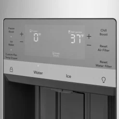 FRIGIDAIRE 26,3 Cu Ft 36 In Refrigerator Stainless Bottom Freezer, French door - FRMS2733AV