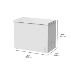 FRIGIDAIRE 10 cu ft Convertible Freezer White, Honrizontal, 23.31
