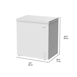 FRIGIDAIRE 7 cu ft Convertible Freezer White, Honrizontal, 22.05" - FFCS0762AW