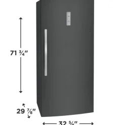 FRIGIDAIRE 20 cu. ft. Freezer Carbon, Vertical, 33