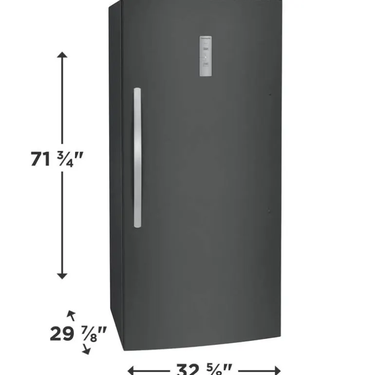 FRIGIDAIRE 20 cu. ft. Freezer Carbon, Vertical, 33" - FFUE2024AN