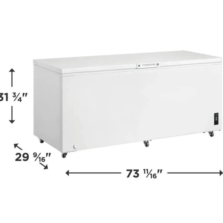 Frigidaire 20 Cu. Ft Freezer White, Honrizontal, 74" - FFCL2042AW