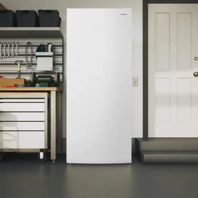 FRIGIDAIRE 16 Cu. Ft. Garage Ready Upright Refrigerator White All refrigerator - FRAE1626AW
