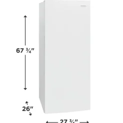 FRIGIDAIRE 16 Cu. Ft. Garage Ready Upright Refrigerator White All refrigerator - FRAE1626AW