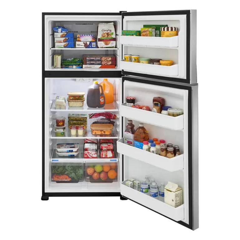 Frigidaire 20 Cu ft Refrigerator Stainless Top Freezer - FFHT2022AS
