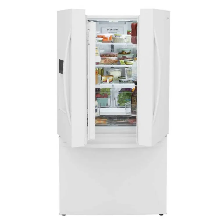 FRIGIDAIRE 36 In 27,8 Cu Ft Refrigerator White Bottom Freezer, French door - FRFS2823AW