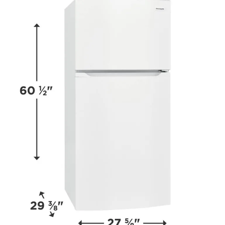 FRIGIDAIRE 27 in 13,9 cu ft refrigerator White Top Freezer - FFHT1425VW