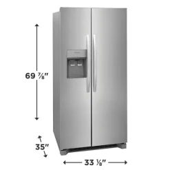 FRIGIDAIRE 33 in 22,3 Cu Ft refrigerator Stainless French door - FRSS2323AS