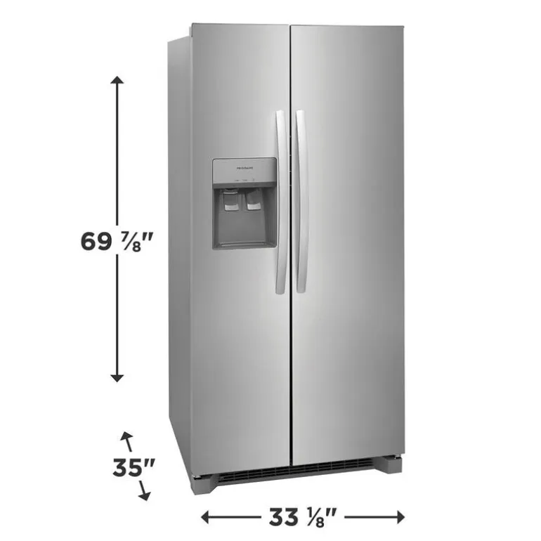 FRIGIDAIRE 33 in 22,3 Cu Ft refrigerator Stainless French door - FRSS2323AS