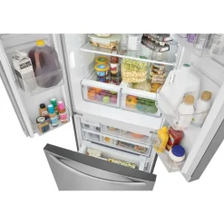 FRIGIDAIRE 32 In 17,6 Cu Ft refrigerator Stainless Bottom Freezer, French door - FRFG1723AV