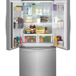 FRIGIDAIRE 32 In 17,6 Cu Ft refrigerator Stainless Bottom Freezer, French door - FRFG1723AV