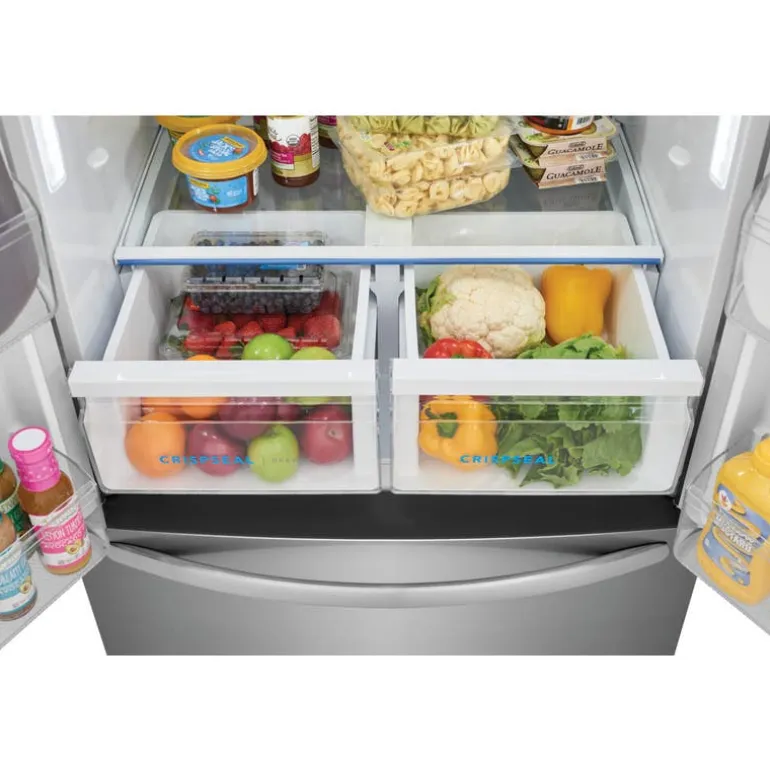 FRIGIDAIRE 32 In 17,6 Cu Ft refrigerator Stainless Bottom Freezer, French door - FRFG1723AV