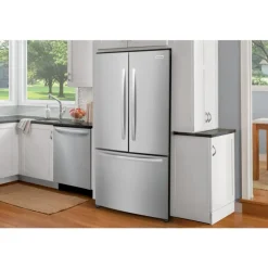 FRIGIDAIRE 32 In 17,6 Cu Ft refrigerator Stainless Bottom Freezer, French door - FRFG1723AV