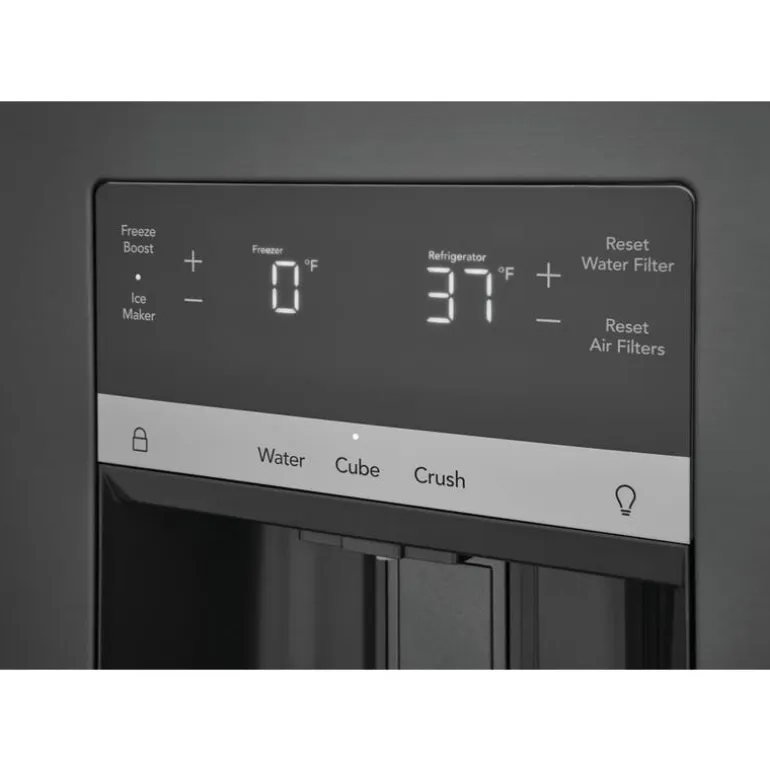 FRIGIDAIRE 36 In 27,8 Cu Ft Refrigerator Black Stainless Bottom Freezer, French door - FRFS2823AD