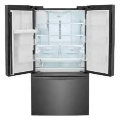 FRIGIDAIRE 36 In 27,8 Cu Ft Refrigerator Black Stainless Bottom Freezer, French door - FRFS2823AD