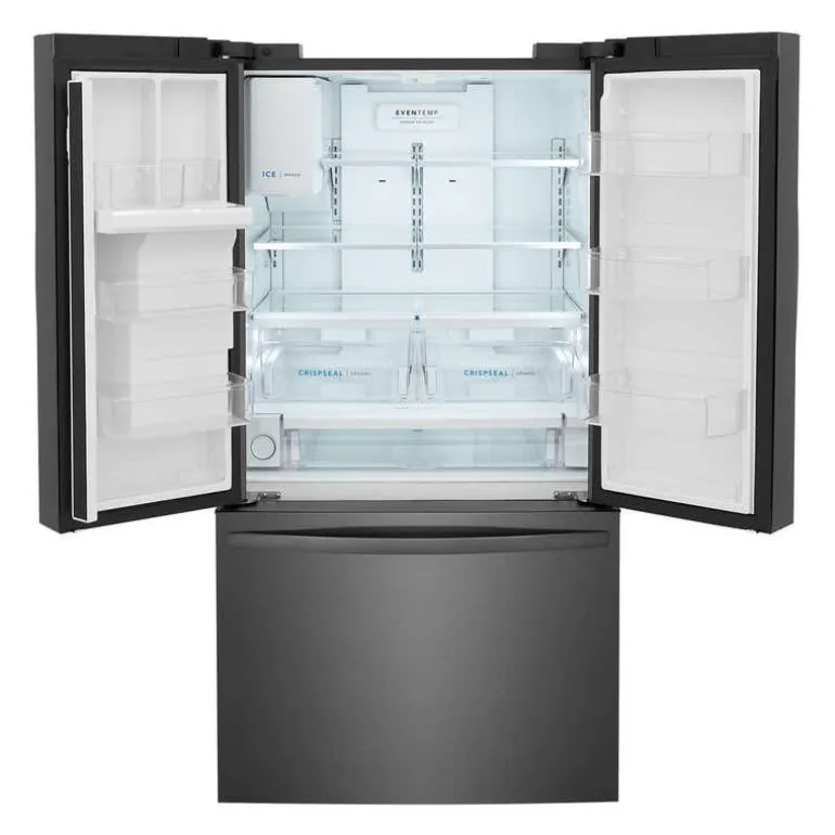 FRIGIDAIRE 36 In 27,8 Cu Ft Refrigerator Black Stainless Bottom Freezer, French door - FRFS2823AD