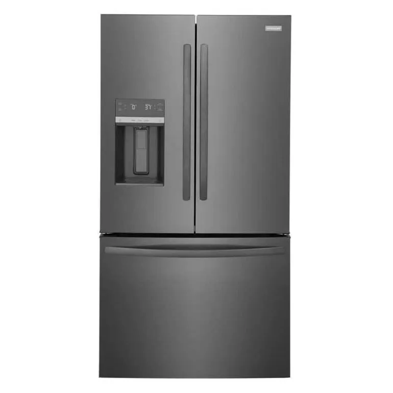 FRIGIDAIRE 36 In 27,8 Cu Ft Refrigerator Black Stainless Bottom Freezer, French door - FRFS2823AD
