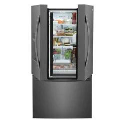 FRIGIDAIRE 36 In 27,8 Cu Ft Refrigerator Black Stainless Bottom Freezer, French door - FRFS2823AD