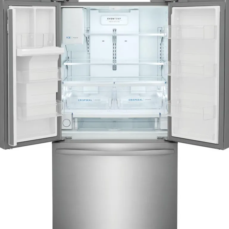 FRIGIDAIRE 36 In 27,8 Cu Ft Refrigerator Stainless Bottom Freezer, French door - FRFS2823AS