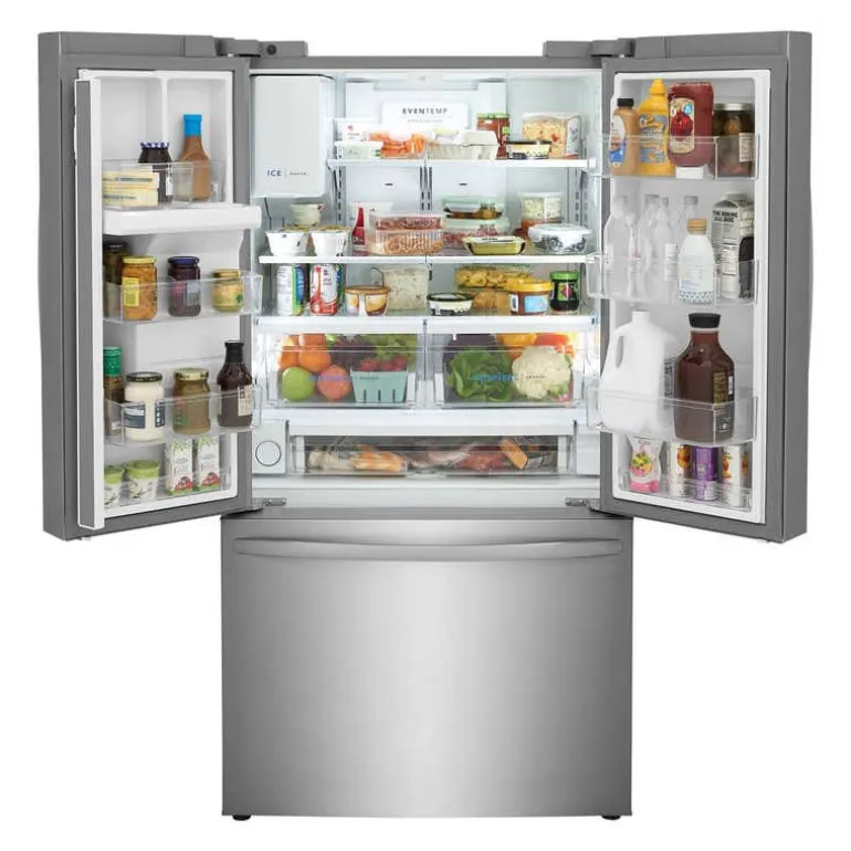 FRIGIDAIRE 36 In 27,8 Cu Ft Refrigerator Stainless Bottom Freezer, French door - FRFS2823AS