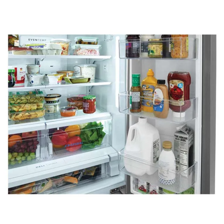 FRIGIDAIRE 36 In 27,8 Cu Ft Refrigerator Stainless Bottom Freezer, French door - FRFS2823AS
