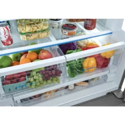 FRIGIDAIRE 36 In 27,8 Cu Ft Refrigerator Stainless Bottom Freezer, French door - FRFS2823AS