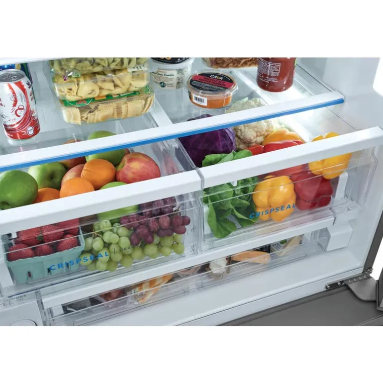 FRIGIDAIRE 36 In 27,8 Cu Ft Refrigerator Stainless Bottom Freezer, French door - FRFS2823AS