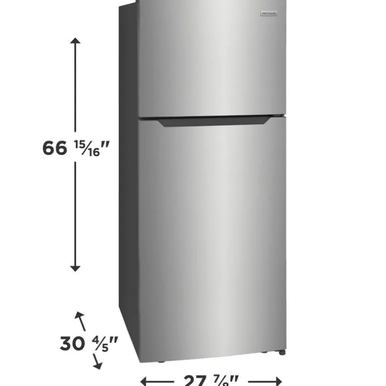 FRIGIDAIRE 28 in 17,6 Cu Ft refrigerator Stainless Top Freezer - FFHT1822UV