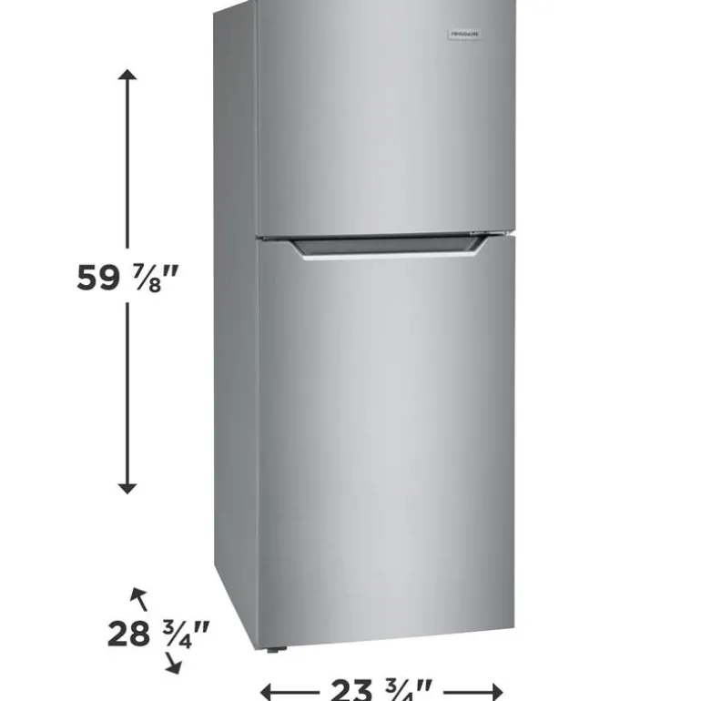 FRIGIDAIRE 24 in 11,6 ft cu refrigerator Stainless Top Freezer - FFET1222UV