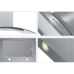 FRIGIDAIRE 30 in range hood Wall Mount Stainless 35.5" , 400 CFM - FHWC3060LS