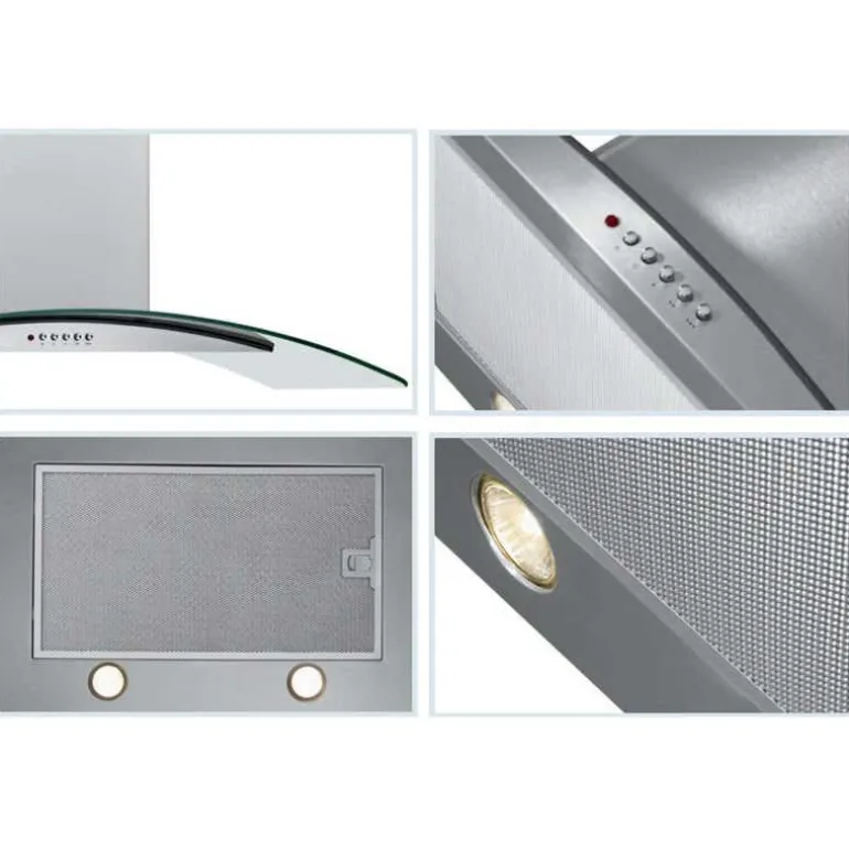 FRIGIDAIRE 30 in range hood Wall Mount Stainless 35.5" , 400 CFM - FHWC3060LS