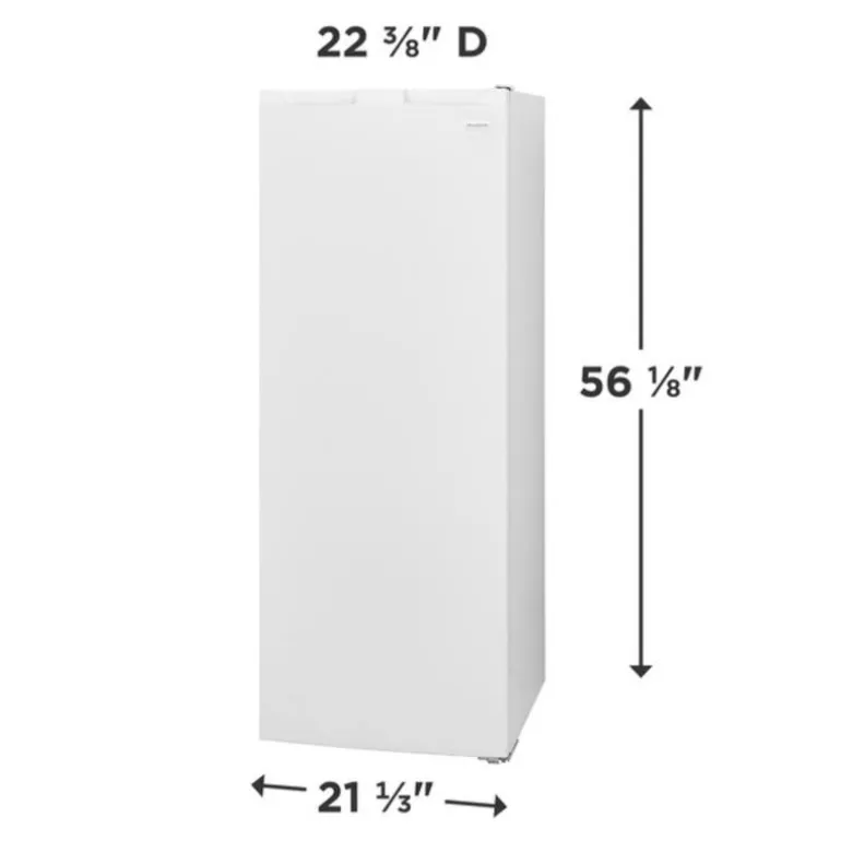 FRIGIDAIRE Convertible Freezer White, Vertical, 22" - FFUE0726AW