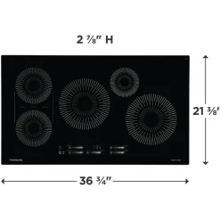 Frigidaire Cooktop  Black 36" Electric   Black - FCCI3627AB