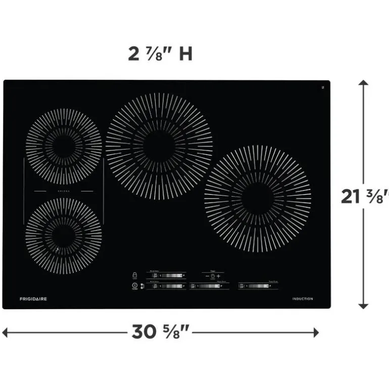 Frigidaire Cooktop Induction Black 30.5" Electric Black - FCCI3027AB