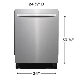 FRIGIDAIRE Dishwasher Built-In Stainless 24