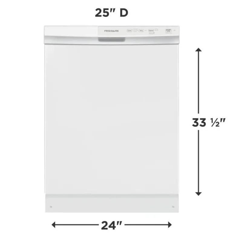 FRIGIDAIRE dishwasher Built-In White 24" 60dB - FFCD2413UW