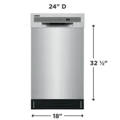 FRIGIDAIRE dishwasher Built-In Stainless 18