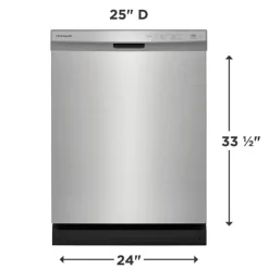 FRIGIDAIRE Dishwasher Built-In Stainless 24