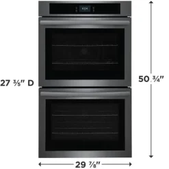 FRIGIDAIRE Double Built-in Wall Oven Black Stainless 30