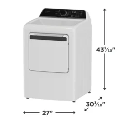 FRIGIDAIRE Dryer Front-Load White 27" - FLVE752CBW