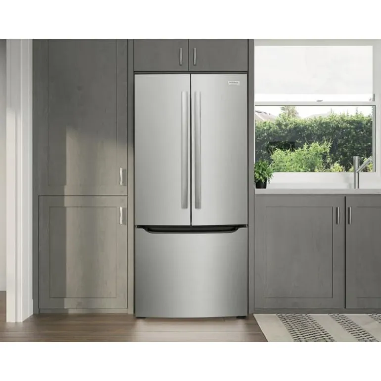 FRIGIDAIRE GALLERY 28,8 Cu ft 30 In Refrigerator Stainless Bottom Freezer, French door - GRFN2023AF