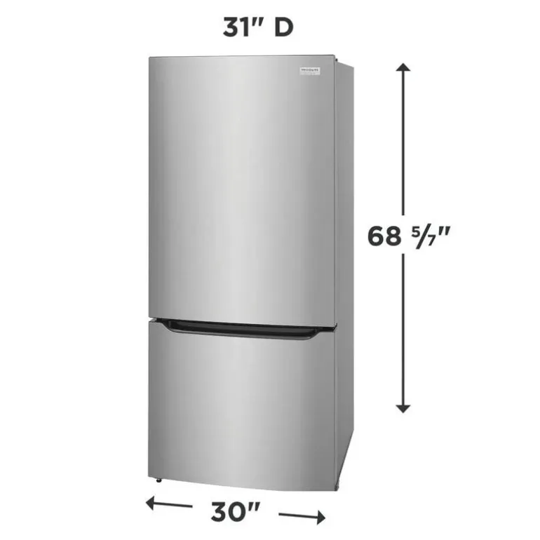 FRIGIDAIRE GALLERY 20 Cu ft30 Refrigerator Stainless Bottom Freezer - GRBN2012AF