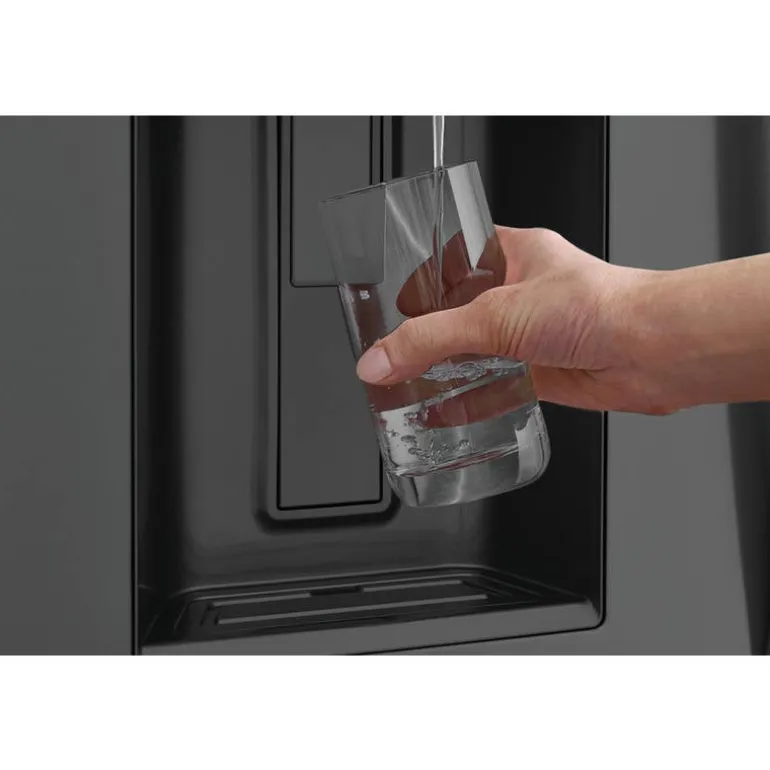 FRIGIDAIRE GALLERY 36 In 22,6 Cu Ft Refrigerator Black Stainless Bottom Freezer, French door - GRFC2353AD